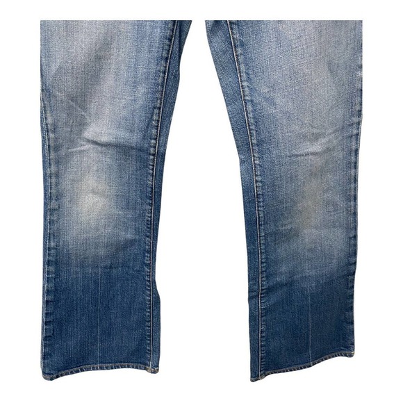 Citizens of Humanity Low Waist Flare Jeans 29 Med Wash Denim Cotton Blend Ingrid - Picture 2 of 6